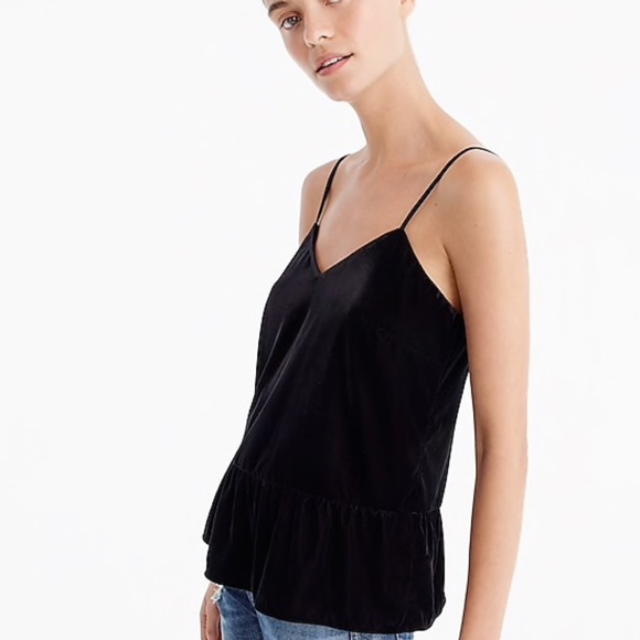 J. Crew Tops - NWT J. Crew velvet cami